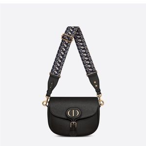 Dior large black grained Bobby bag